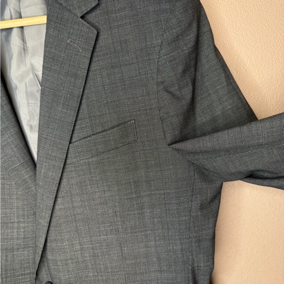 Bonobos Men's Jetsetter Wool Blazer Gray Size 38R Professional Tailored Stretch - Picture 6 of 16
